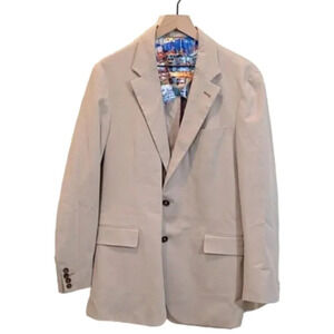 Robert Graham tan mens 42 classic fit coat
